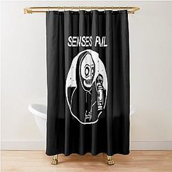 SENSES FAIL tihtan top music Shower Curtain