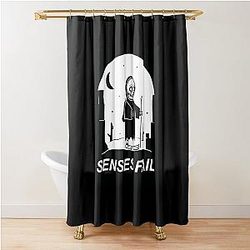 SENSES FAIL tihtan top music Shower Curtain