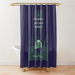 Galileo Galilei - Where the senses fail us, reason must step in Shower Curtain