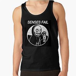 SENSES FAIL tihtan top music Tank Top