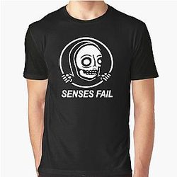 SENSES FAIL tihtan top music Graphic T-Shirt