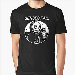 SENSES FAIL tihtan top music Graphic T-Shirt