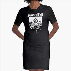 SENSES FAIL tihtan top music Graphic T-Shirt Dress