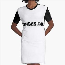 senses fail logo Graphic T-Shirt Dress