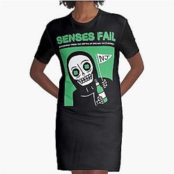 Senses Fail Performing From The Depths Of Dreams In Its Entirety Graphic T-Shirt Dress