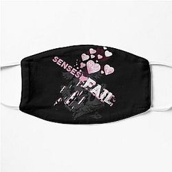 senses fail fan made Flat Mask