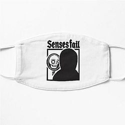 SENSES FAIL tihtan top music Flat Mask