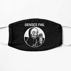 SENSES FAIL tihtan top music Flat Mask
