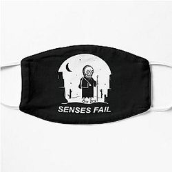 SENSES FAIL tihtan top music Flat Mask