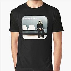 SENSES FAIL tihtan top music Graphic T-Shirt
