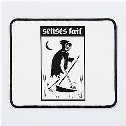 Senses Fail The Grim Reaper Border Mouse Pad