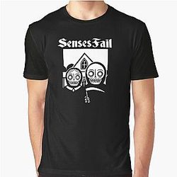 SENSES FAIL tihtan top music Graphic T-Shirt