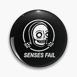 senses fail skull Pin