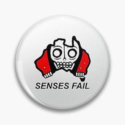 SENSES FAIL tihtan top music Pin