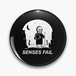 SENSES FAIL tihtan top music Pin
