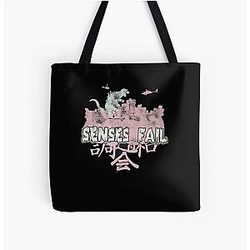 Senses Fail band rock All Over Print Tote Bag