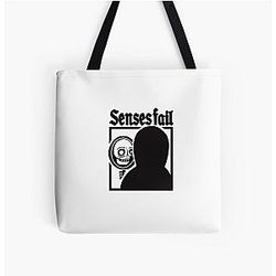 SENSES FAIL tihtan top music All Over Print Tote Bag