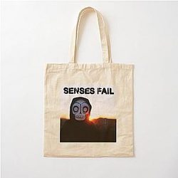 SENSES FAIL tihtan top music Cotton Tote Bag