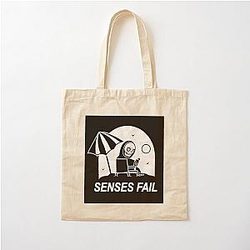 SENSES FAIL tihtan top music Cotton Tote Bag