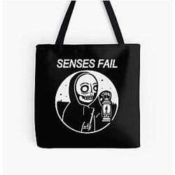 SENSES FAIL tihtan top music All Over Print Tote Bag