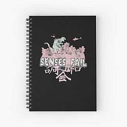 Senses Fail band rock Spiral Notebook