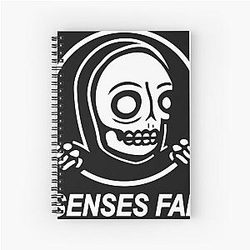 senses fail skull Classic Spiral Notebook