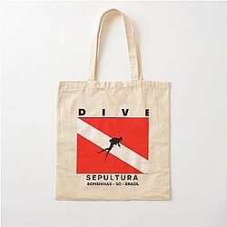 Diving Flag - Sepultura, Bombinhas, Santa Catarina, Brazil Cotton Tote Bag