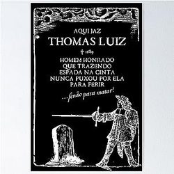 A Sepultura de Thomás Luíz (negativo) [Português] Poster
