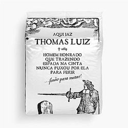 A Sepultura de Thomás Luíz [Português] Duvet Cover