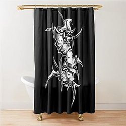 Sepultura Retro Shower Curtain