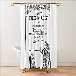 A Sepultura de Thomás Luíz [Português] Shower Curtain
