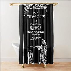 A Sepultura de Thomás Luíz (negativo) [Português] Shower Curtain