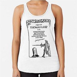 A Sepultura de Thomás Luíz [Português] Racerback Tank Top
