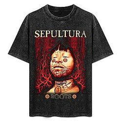 Roots by Sepultura PTTT1506 Washed  Sepultura T-Shirts