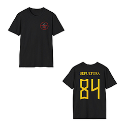 40 Years 84 Yellow LA3107 Sepultura T-Shirts