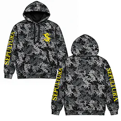 Black Multi-Cam Tribal S Windbreaker DTNK0710 Sepultura Hoodies