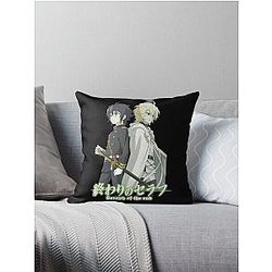 Graphic Seraph of the End Yuichiro Mikaela Throw Pillow