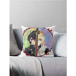 Seraph of the End Demon's Form Throw Pillow