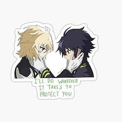 Yuu and Mika Seraphim of the End Sticker