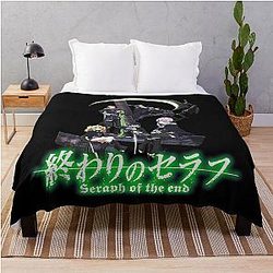 Seraph of the End Anime Throw Blanket