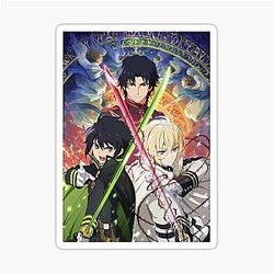 Guren Mika and Yuu Seraph of the End Sticker