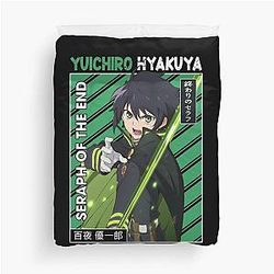 Vintage Seraph of the End Anime Love Yuichiro Hyakuya Duvet Cover