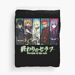 Seraph of the End Manga Characters Duvet Cover