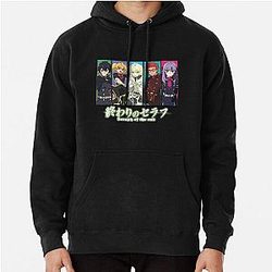 Japanese Seraph of the End Manga Characters Pullover Hoodie