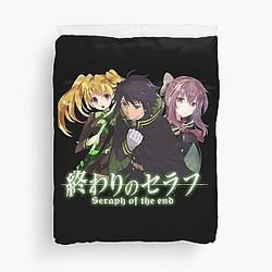 Seraph of the End Anime Love Yuichiro Shinoa Duvet Cover