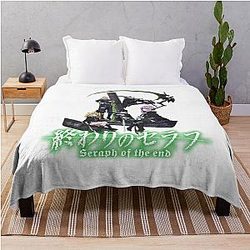 Seraph of the End Beautiful Design Throw Blanket