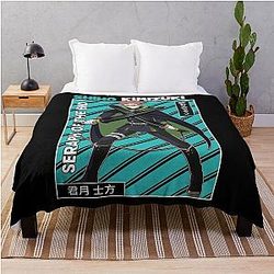Vintage Seraph of the End Anime Shiho Kimizuki Throw Blanket