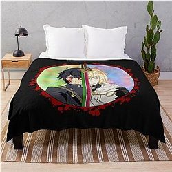 Seraph of the End Demon's Form Throw Blanket