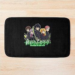 Classic Design Seraph the End Japanese Name Bath Mat