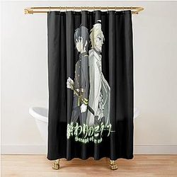 Graphic Seraph of the End Anime Shower Curtain Yuichiro Mikasa